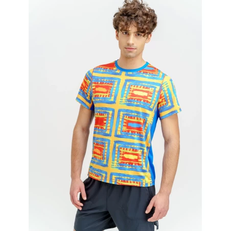 T-shirt de course homme SQUARES