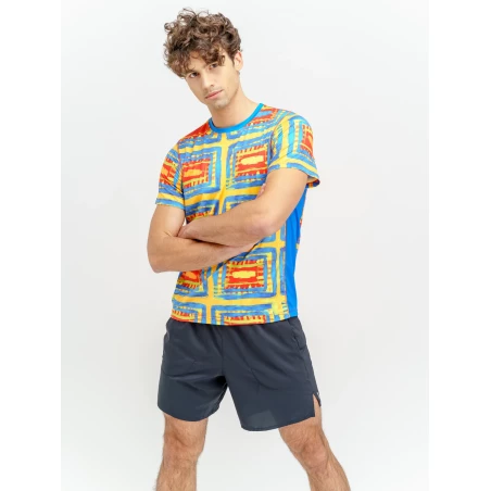 T-shirt de course homme SQUARES