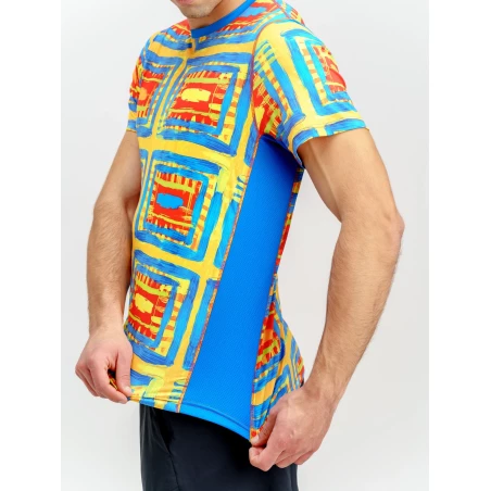 T-shirt de course homme SQUARES