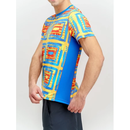 T-shirt de course homme SQUARES