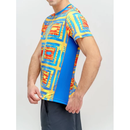 T-shirt de course homme SQUARES