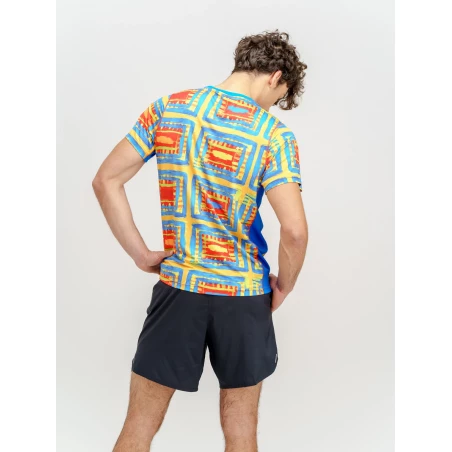 T-shirt de course homme SQUARES