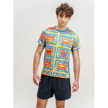 T-shirt de course homme SQUARES