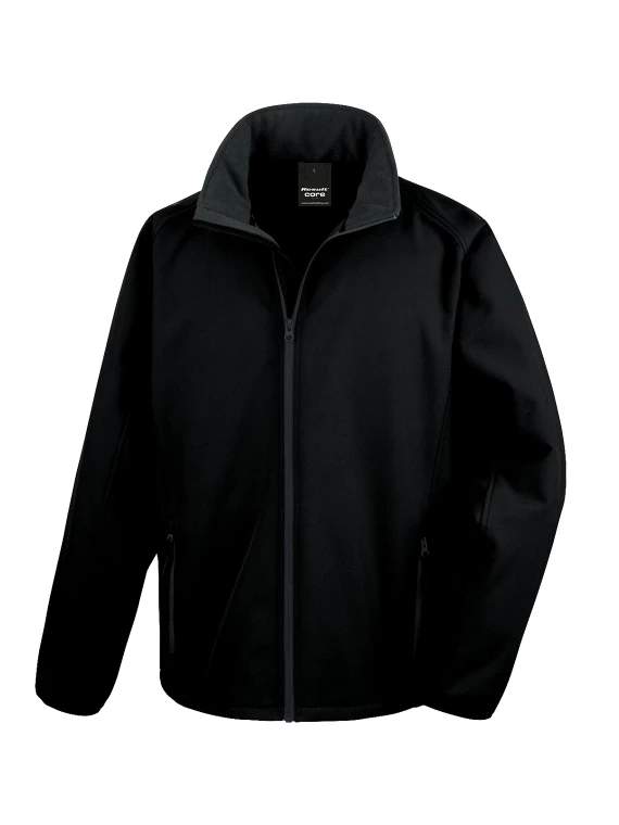 Herren-Softshell mit Druck...