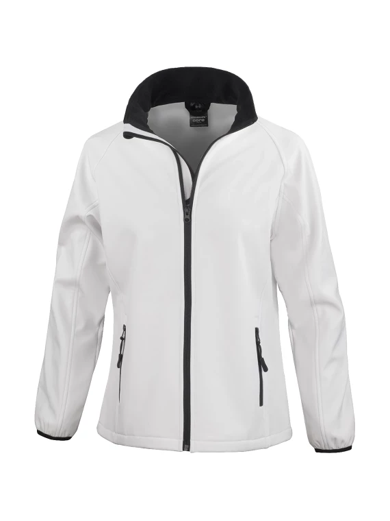 Damen-Softshell mit Druck...