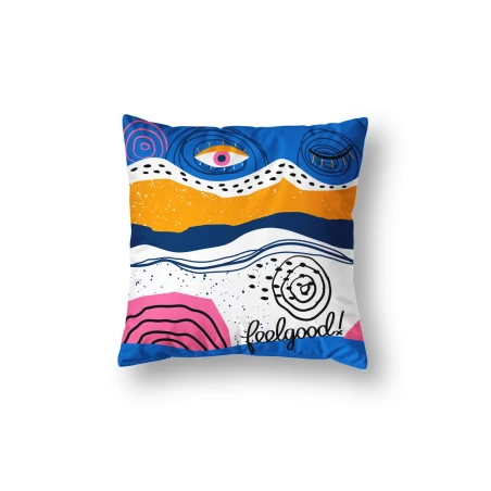 Microfiber pillows with print