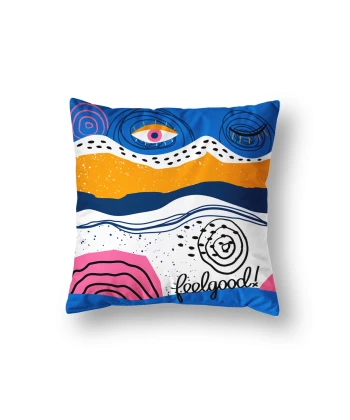 Microfiber pillows with print