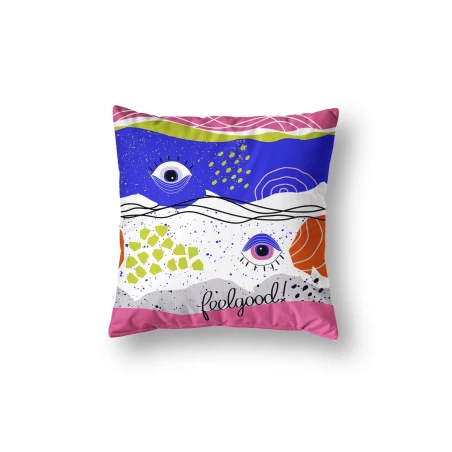 Microfiber pillows with print