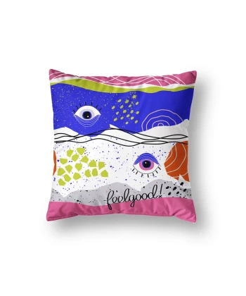 Microfiber pillows with print