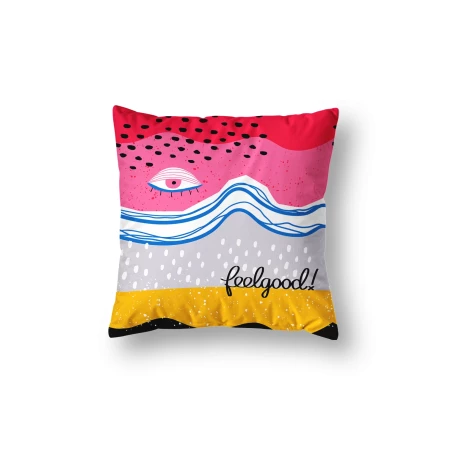 Microfiber pillows with print