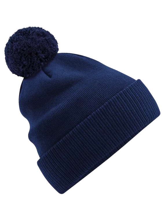 Unisex winter hat printed Organic Cotton Snowstar Beanie CB450N Beechfield