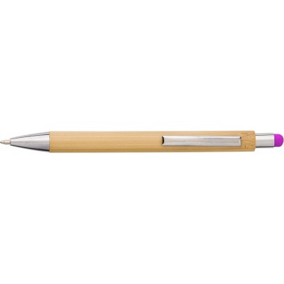 Bambusowy długopis, touch pen 
